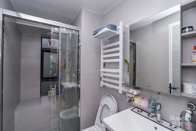 118㎡奶油風，自然優(yōu)雅的小清新橫廳設(shè)計，讓家呈現(xiàn)有趣的靈魂